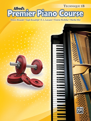 Book cover for Premier Piano Course Technique, Book 1B