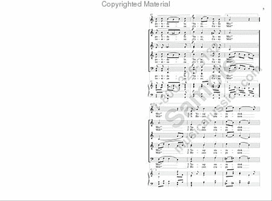 Oh, What a Wonder! 4-Part scores gallery preview page 4