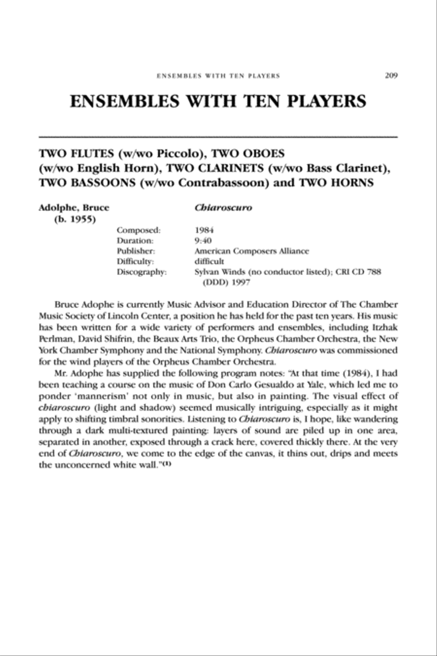 An Annotated Guide to Wind Chamber Music Collection / Songbook scores gallery preview page 5