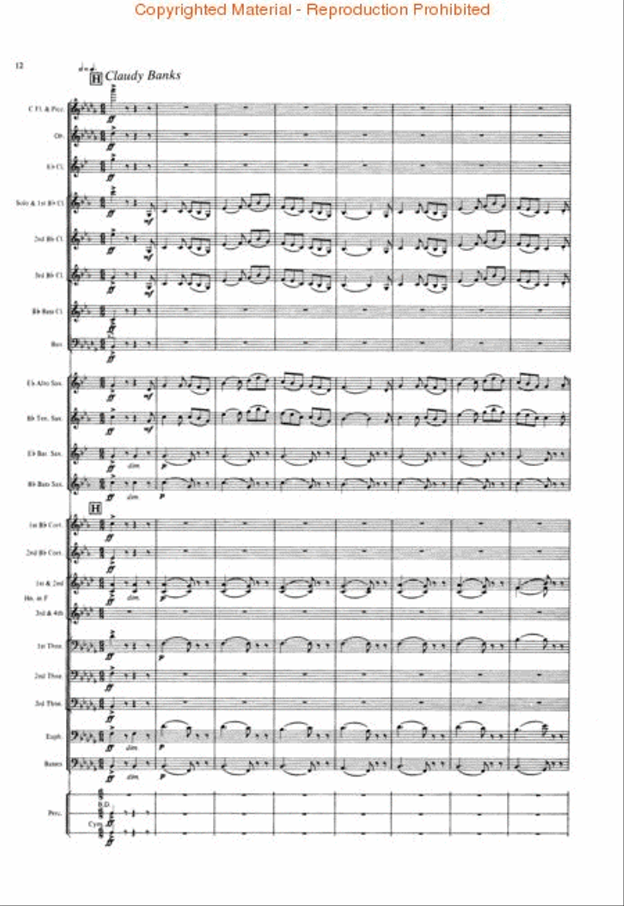 Second Suite in F (Revised) Concert Band scores gallery preview page 3