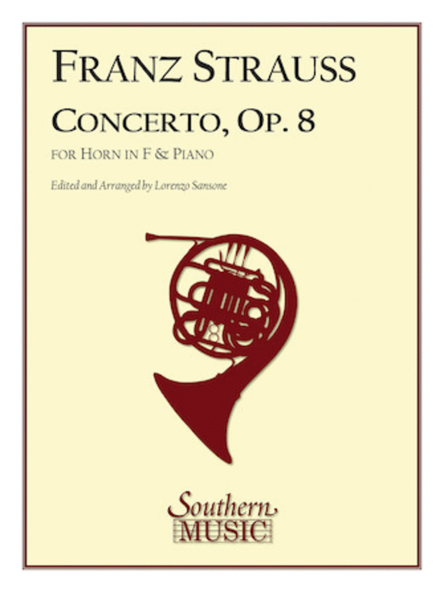 Concerto in C Minor, Op. 8 Horn scores gallery preview page 1