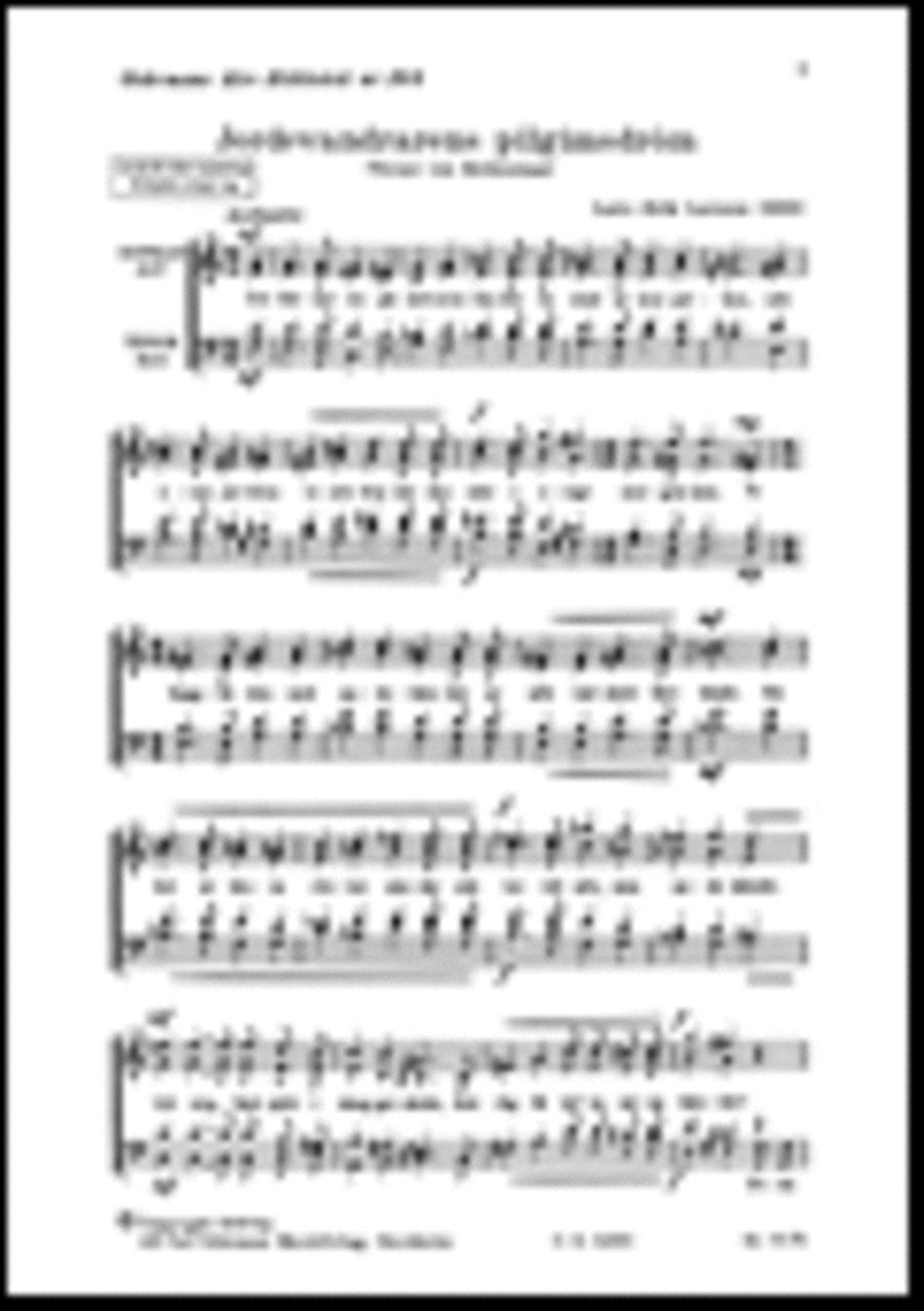 Jordevandrarens pilgrimsdrom 4-Part scores gallery preview page 1