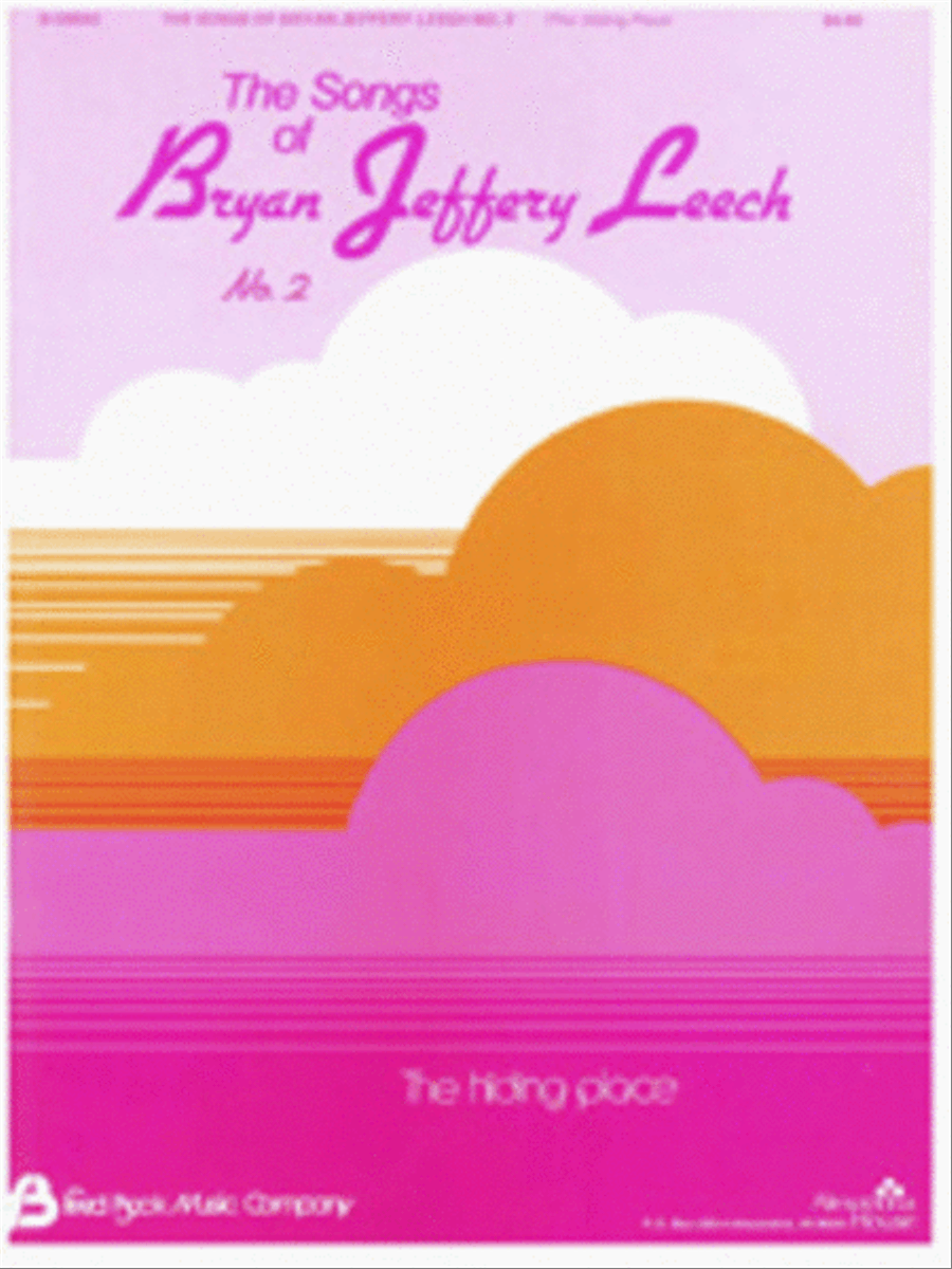 The Songs of Bryan Jefferey Leech No. 2 - The Hiding Place Voice Solo scores gallery preview page 1