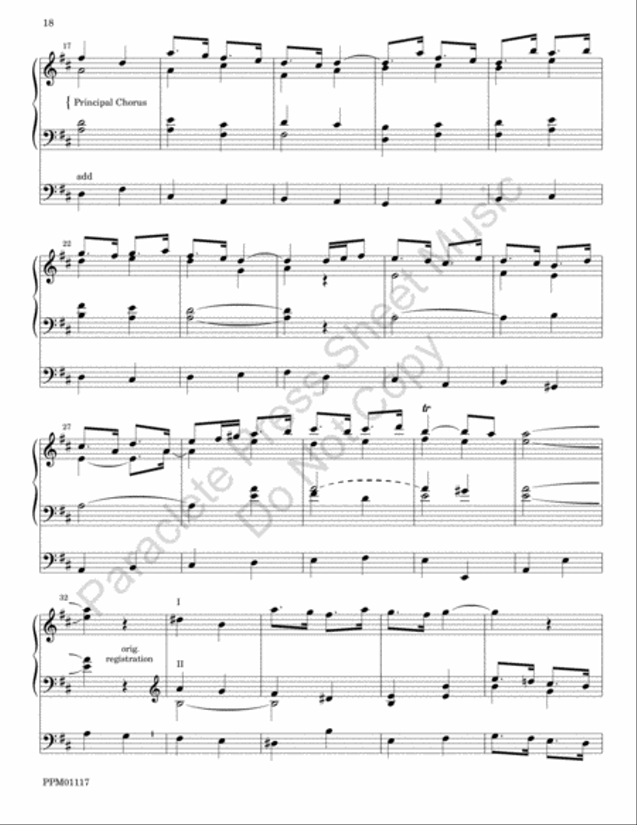 Tribute to Jeremiah Clarke Choir scores gallery preview page 19