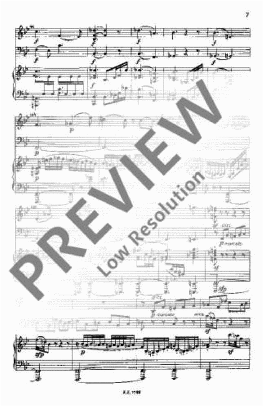 Piano Trio G minor Piano Trio scores gallery preview page 10