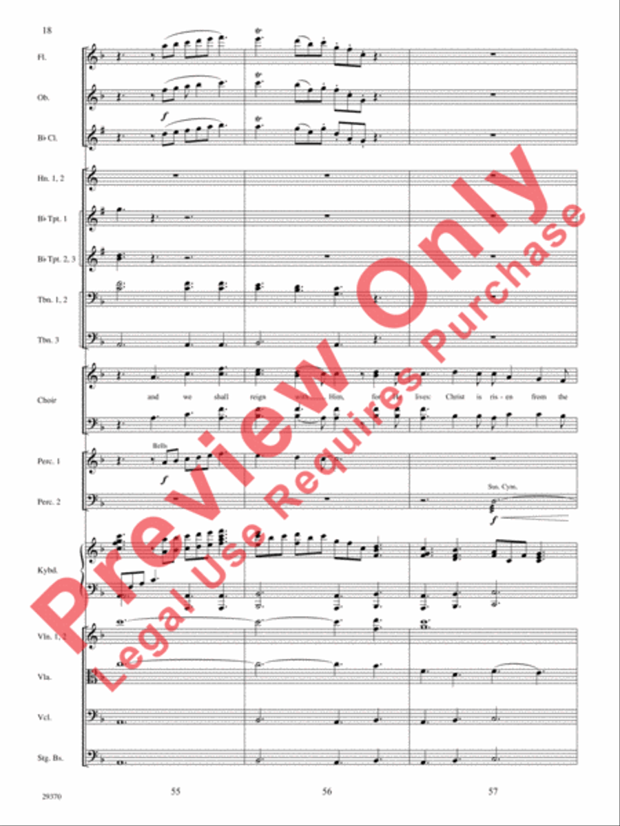 See, What a Morning Choir scores gallery preview page 19