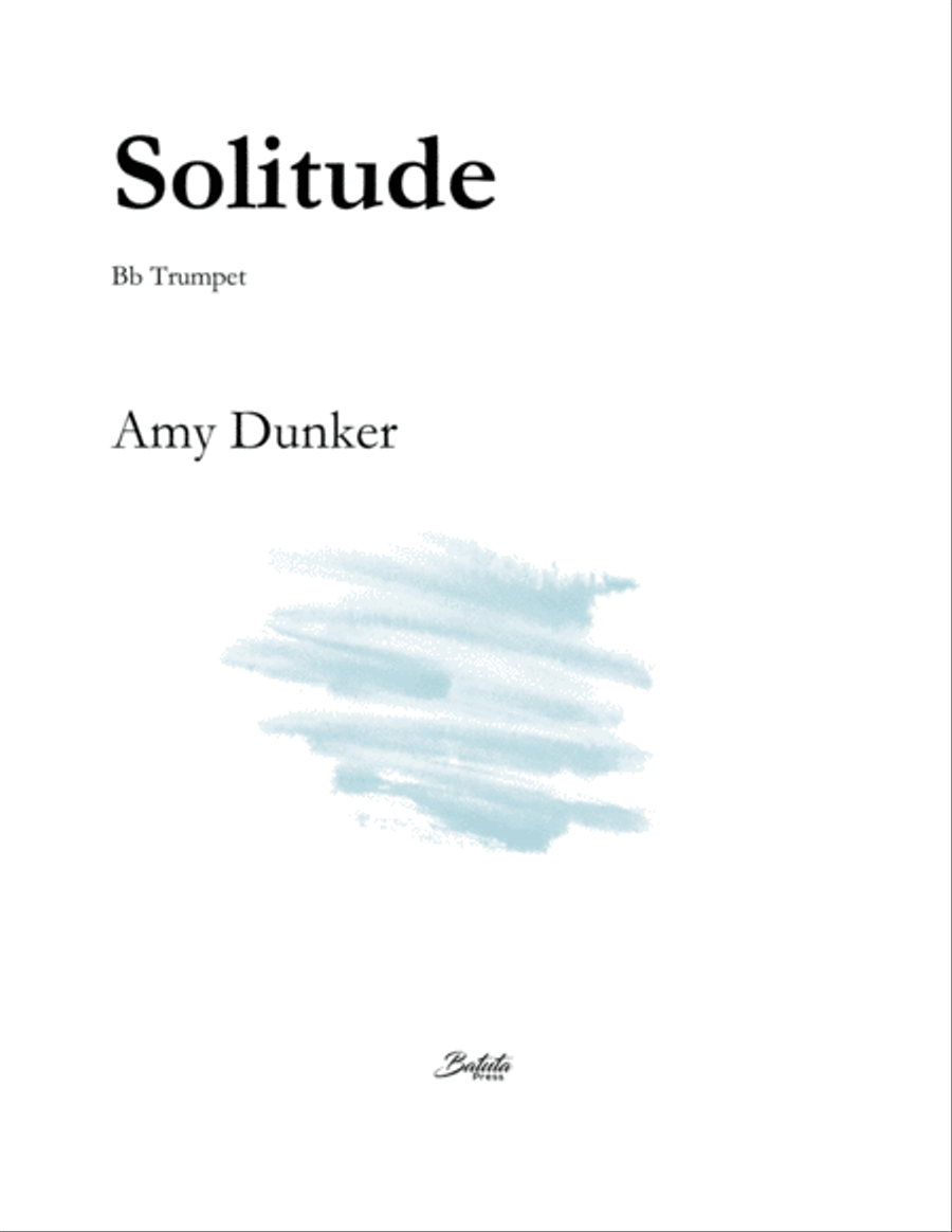 Solitude Trumpet Solo scores gallery preview page 1