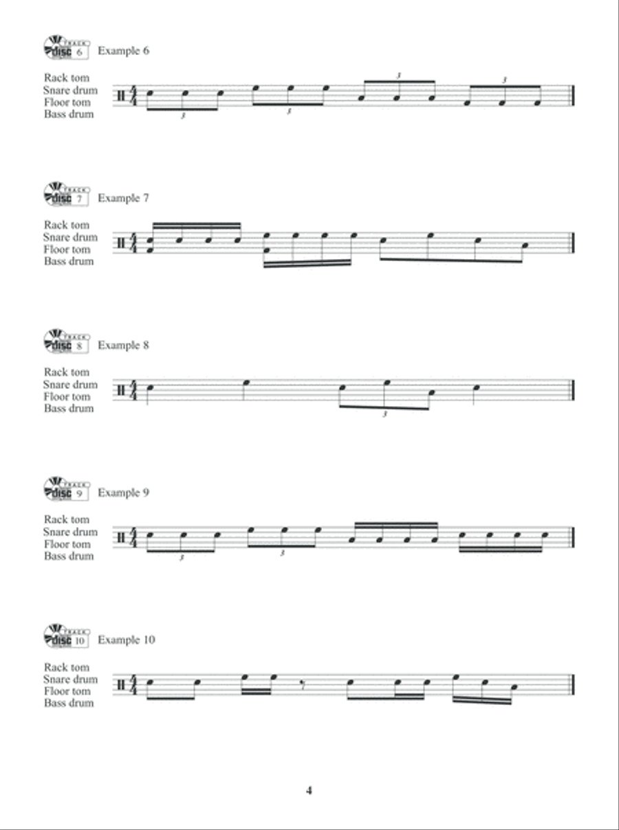 100 Legendary Rock Drum Fills Drum Set scores gallery preview page 5