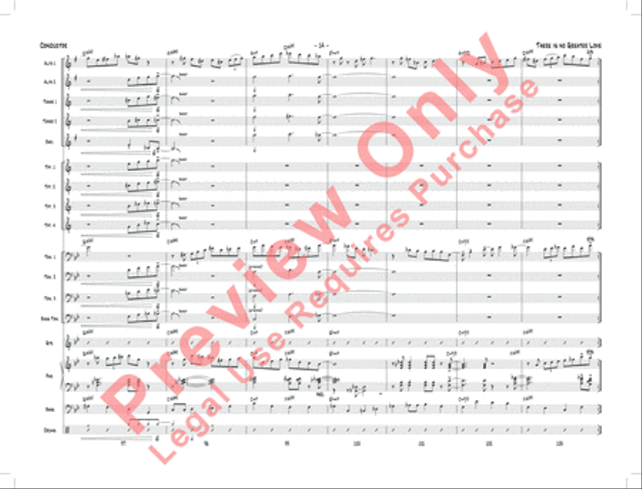 There Is No Greater Love Jazz Ensemble scores gallery preview page 17