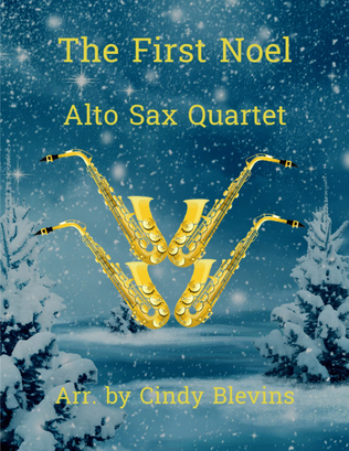 Book cover for The First Noel, Alto Sax Quartet