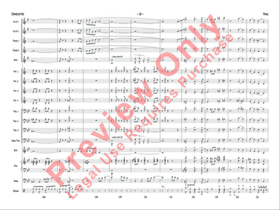Povo Povo Jazz Ensemble scores gallery preview page 19