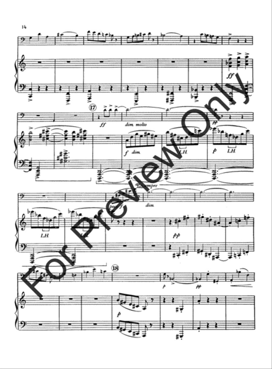 Sonata Concertante Trombone scores gallery preview page 15