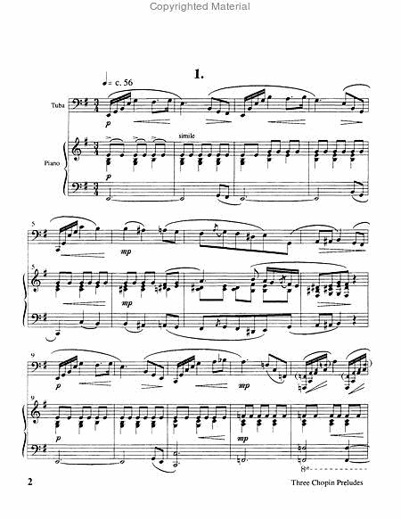 Three Chopin Preludes