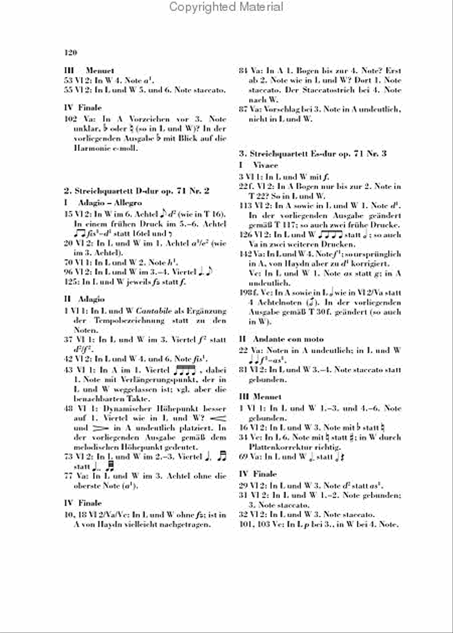 String Quartets, Vol. IX, Opus 71 and 74 (Apponyi-Quartets) String Quartet scores gallery preview page 5