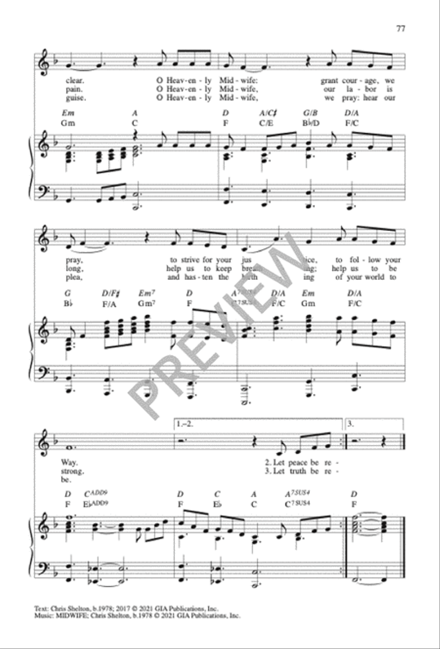 Sing No Empty Alleluias Sacred scores gallery preview page 71