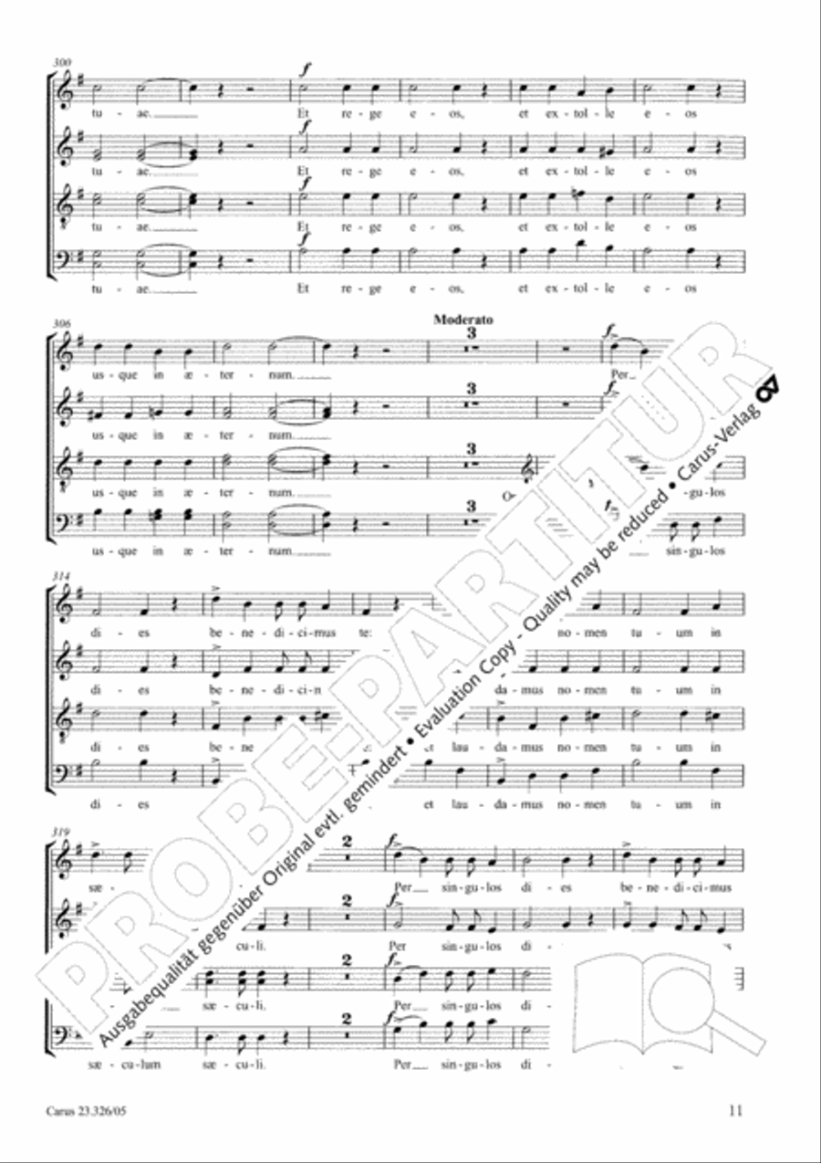 Te Deum 4-Part scores gallery preview page 12