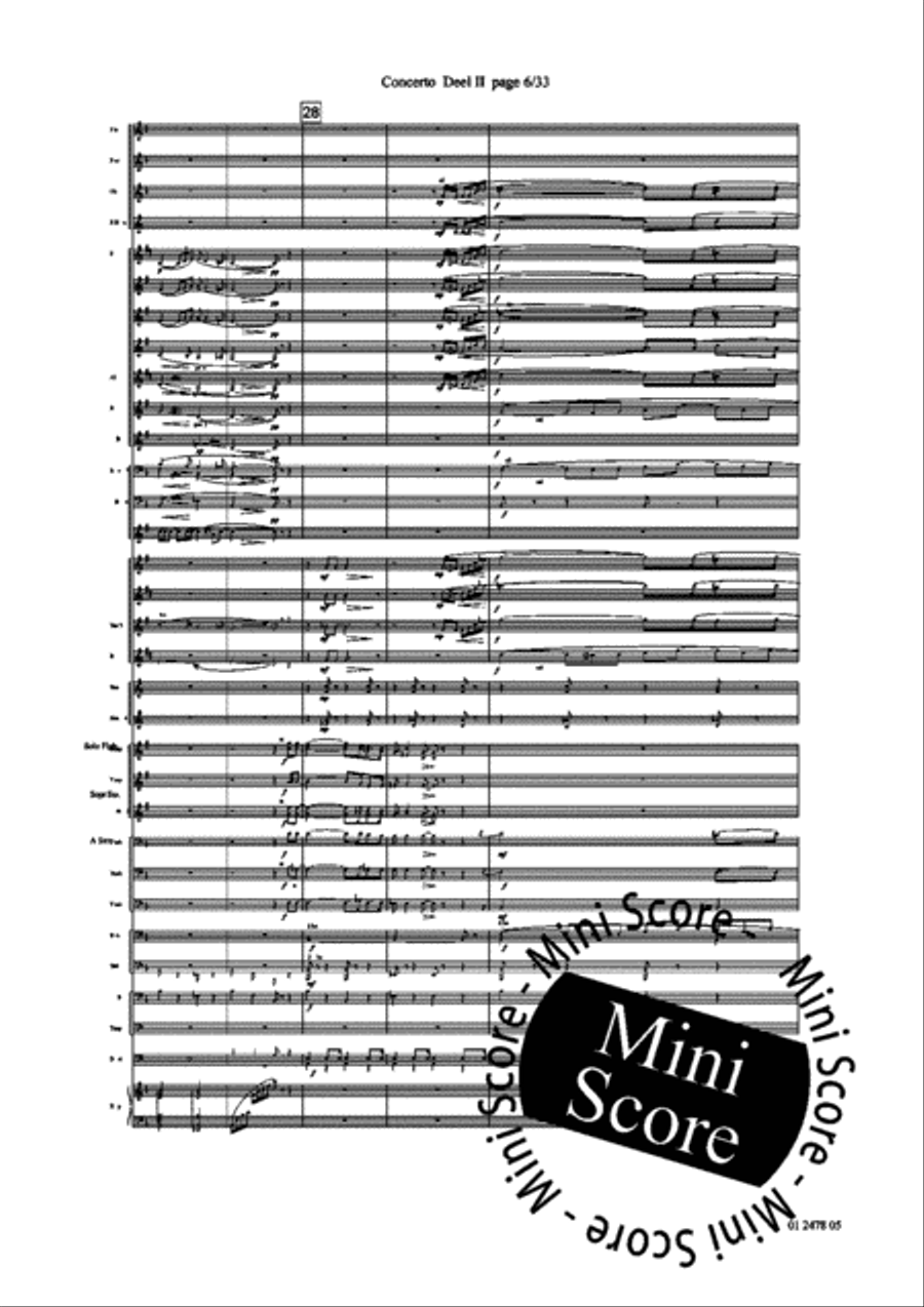 Concerto for Trumpet part 2 and 3 Concert Band scores gallery preview page 10