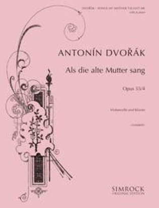 Book cover for Songs My Mother Taught Me op. 55-4
