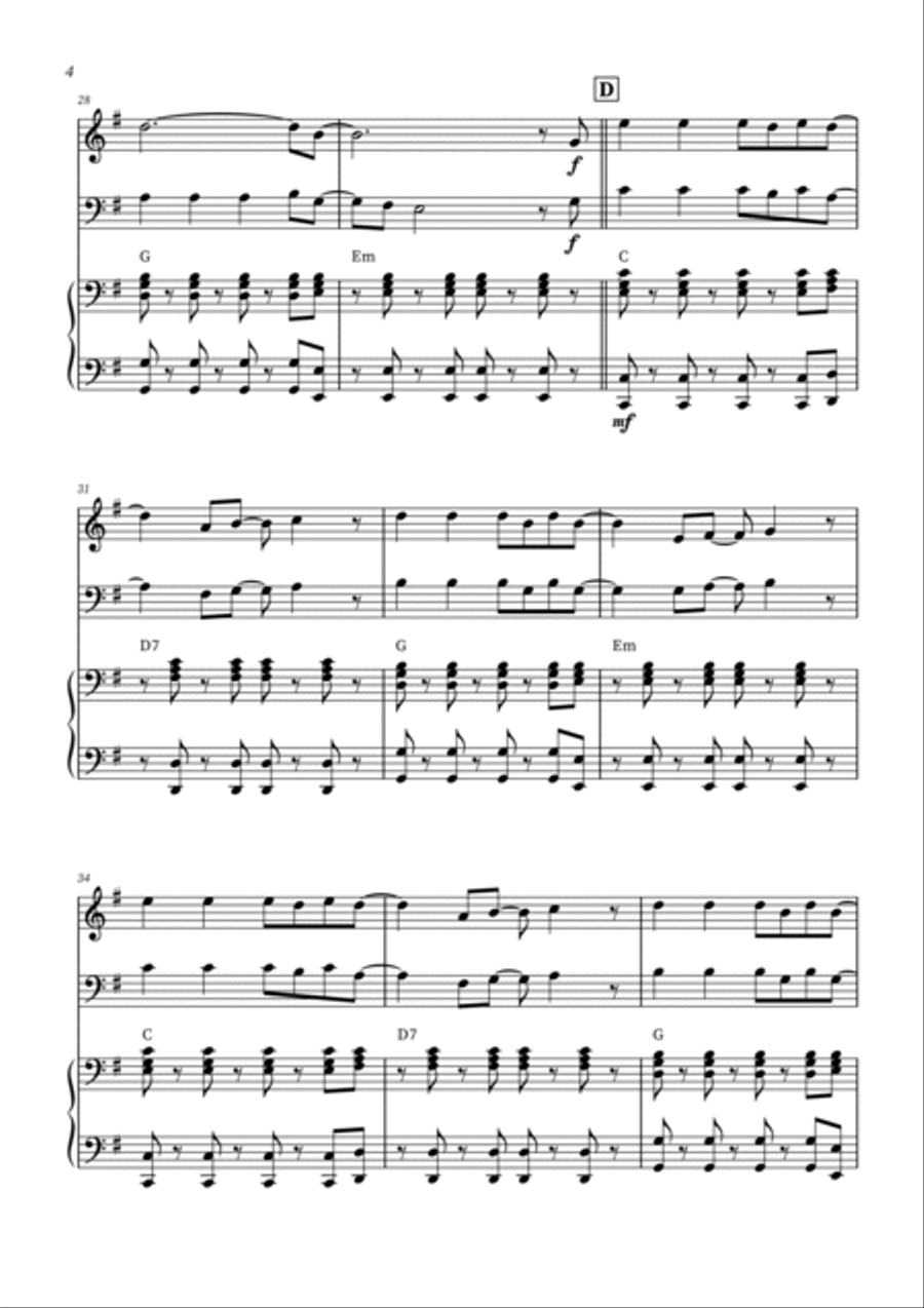 Viva La Vida Piano Trio scores gallery preview page 4