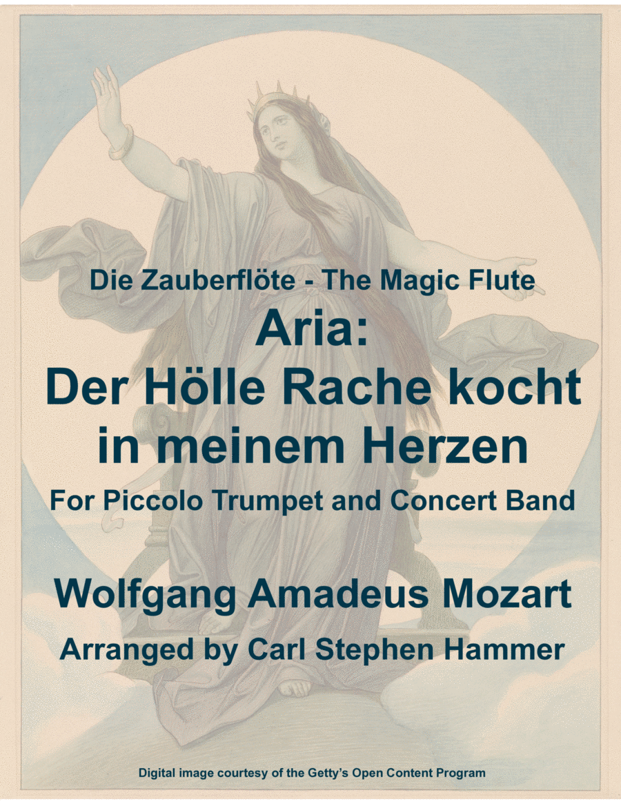 Aria: Der Holle Rache kocht in meinem Herzen (from The Magic Flute) Concert Band scores gallery preview page 1