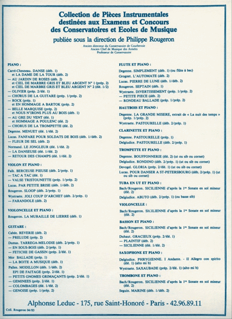 Cadence (percussion Solo) Percussion scores gallery preview page 2