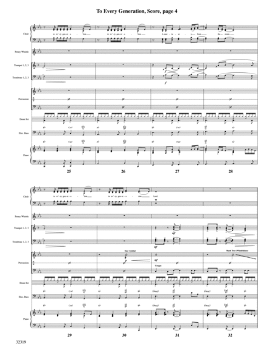 To Every Generation Choir scores gallery preview page 5