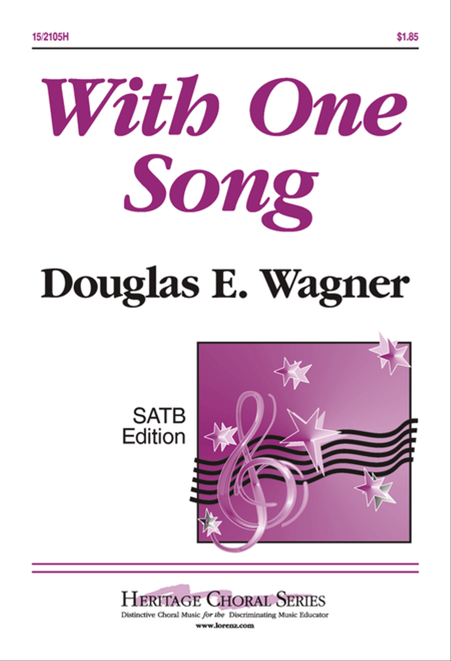 With One Song 4-Part scores gallery preview page 1