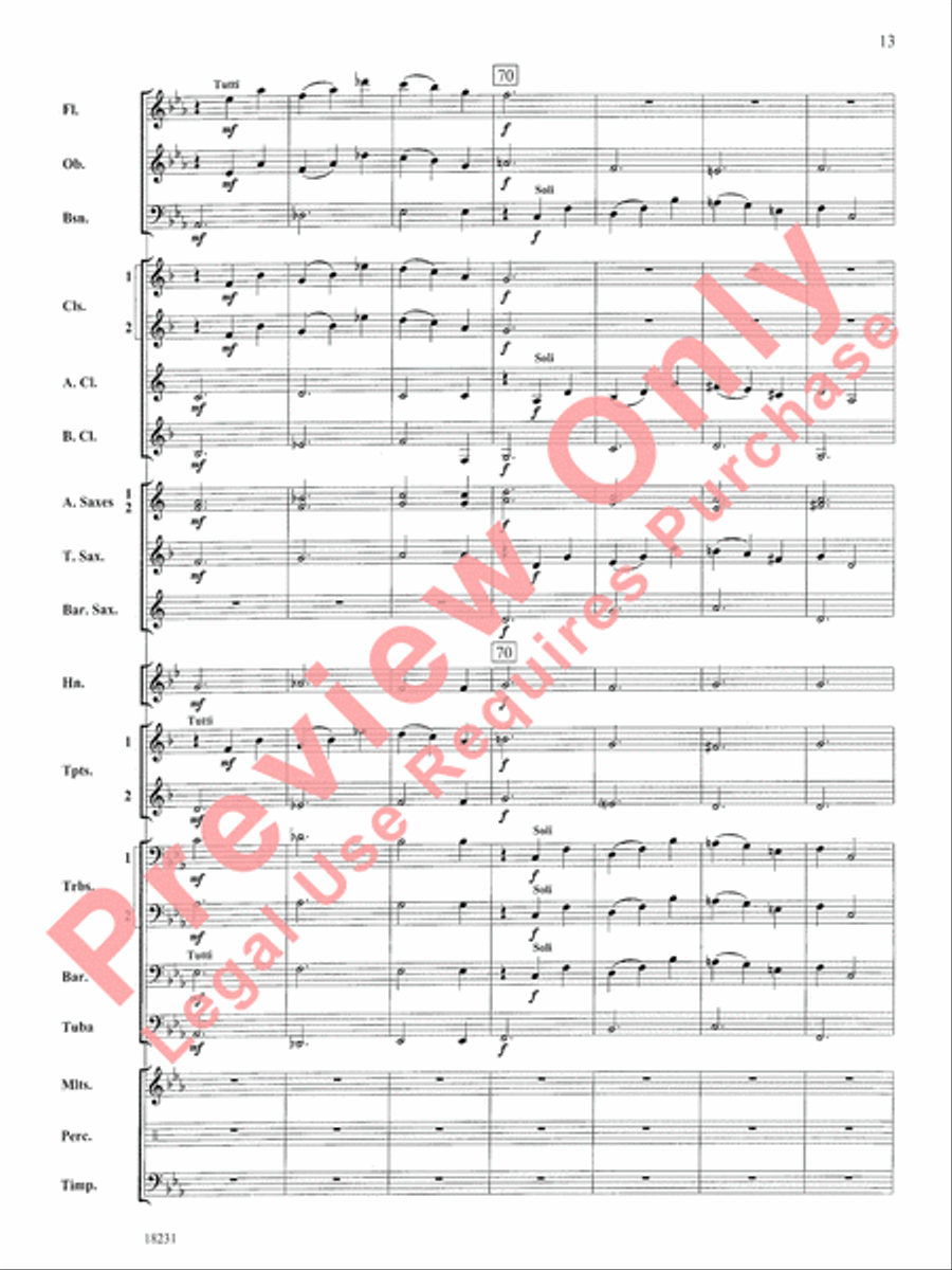 In a French Garden Concert Band scores gallery preview page 14