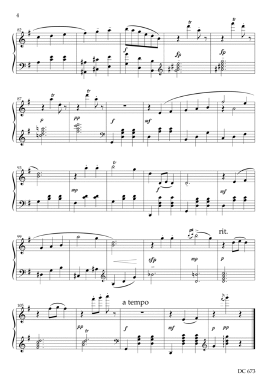 Three Pastiches - two waltzes and a tango for solo piano Piano Solo scores gallery preview page 4