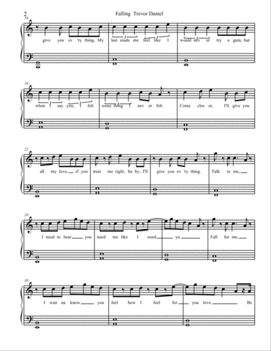Falling Falling Small Ensemble scores gallery preview page 2