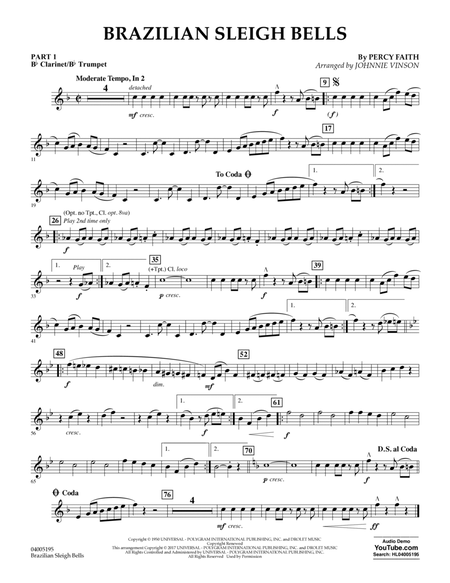 Brazilian Sleigh Bells - Pt.1 - Bb Clarinet/Bb Trumpet