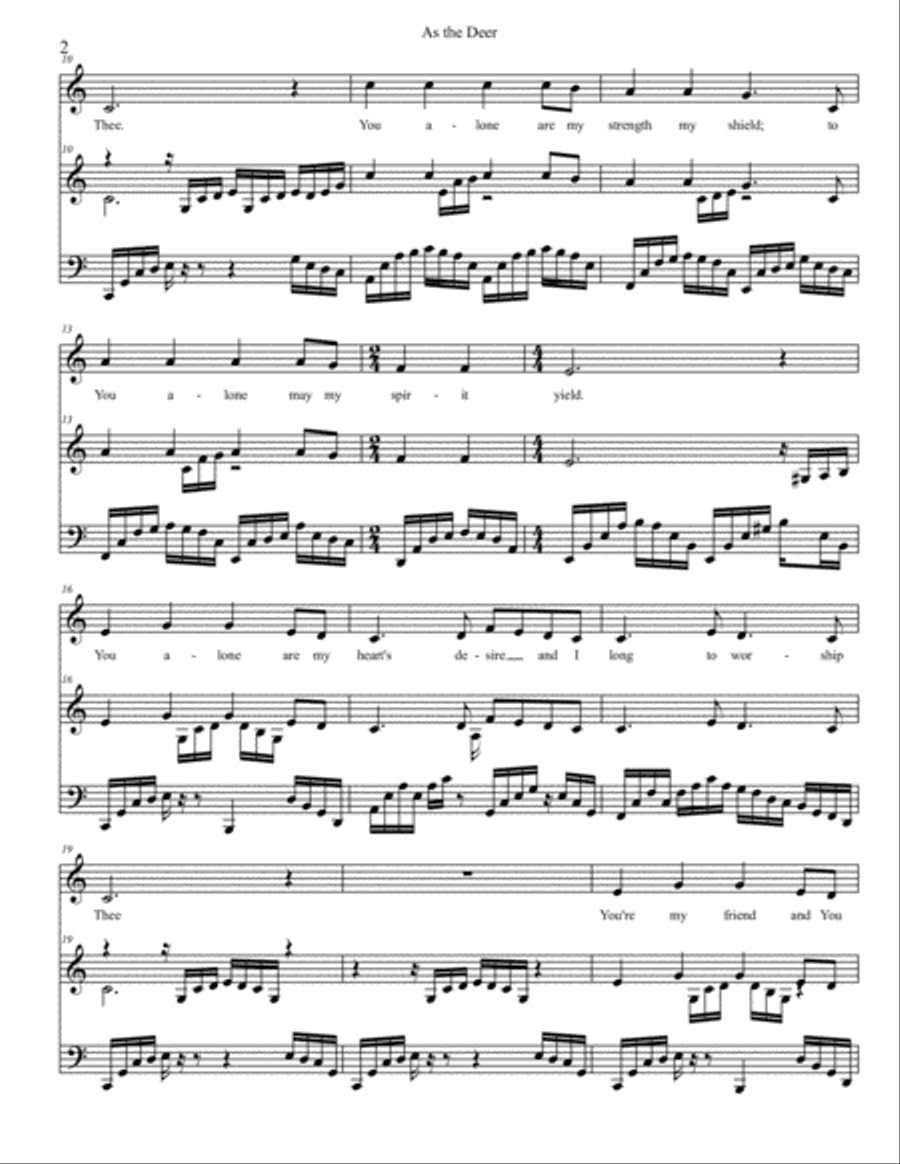 As The Deer Voice scores gallery preview page 2