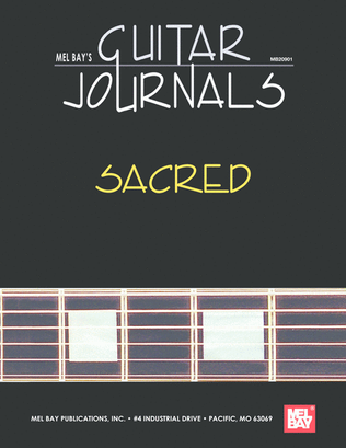 Book cover for Guitar Journals - Sacred