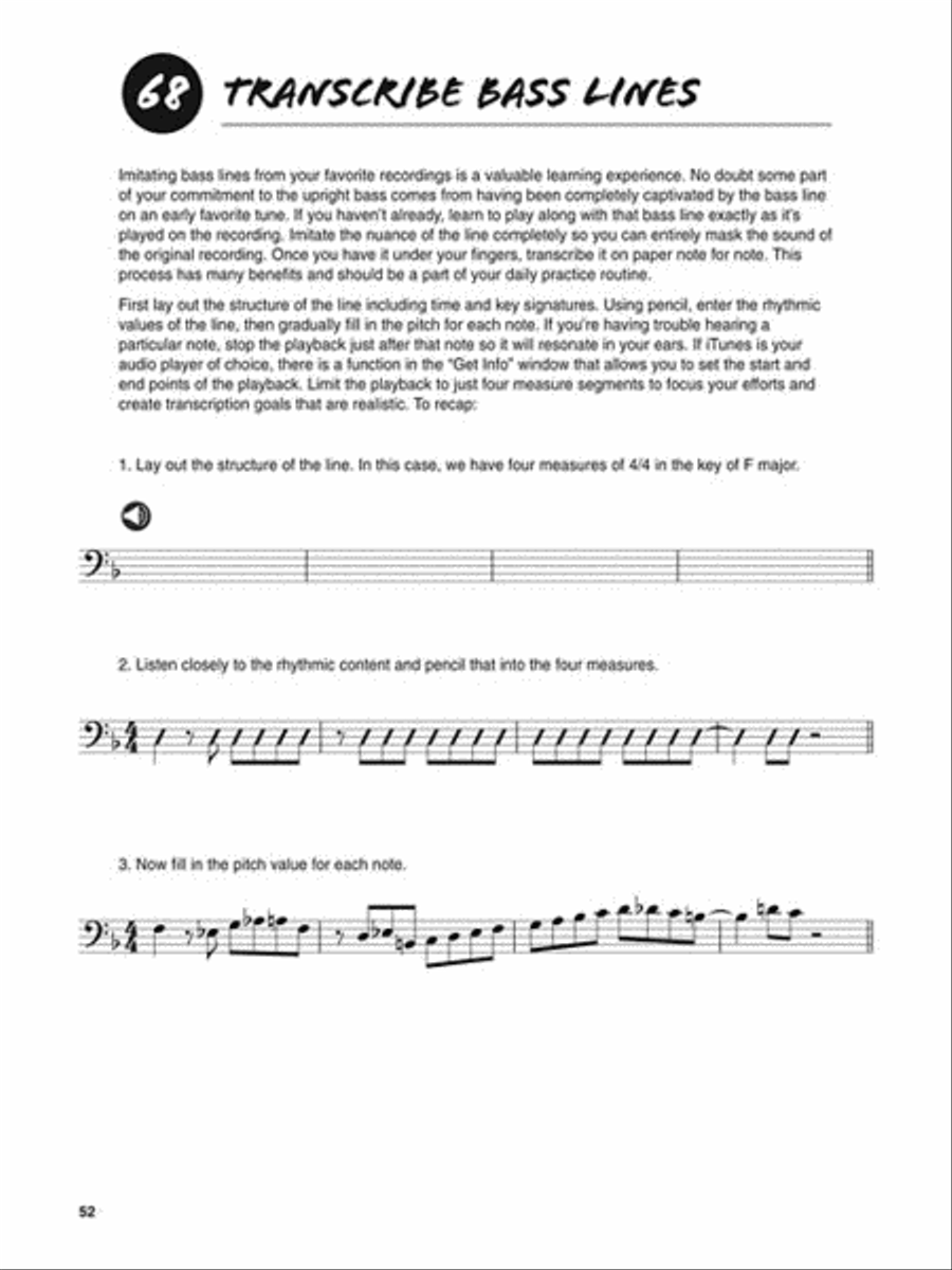 101 Upright Bass Tips 101 Upright Bass Tips Double Bass scores gallery preview page 8