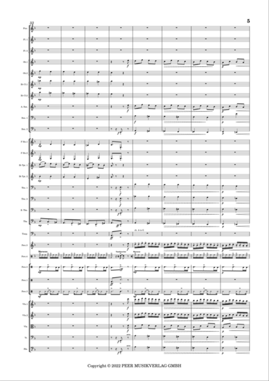 Conga Del Fuego Nuevo Full Orchestra scores gallery preview page 5