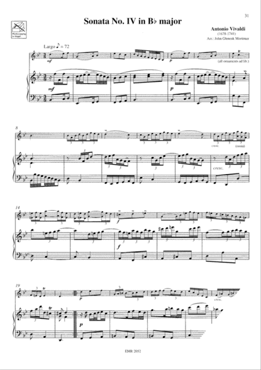 6 Sonatas Organ scores gallery preview page 6