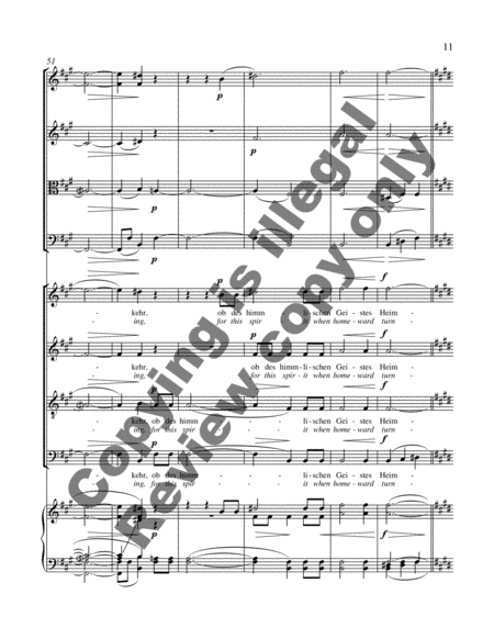 Elegy (Elegischer Gesang) (Choral Score) image number null