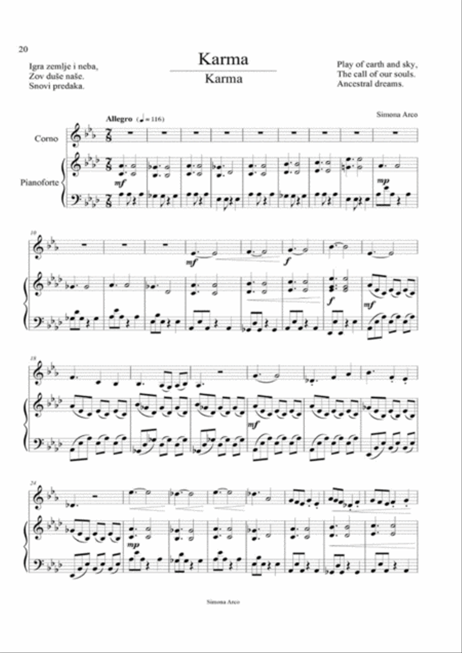 Karma Horn scores gallery preview page 2