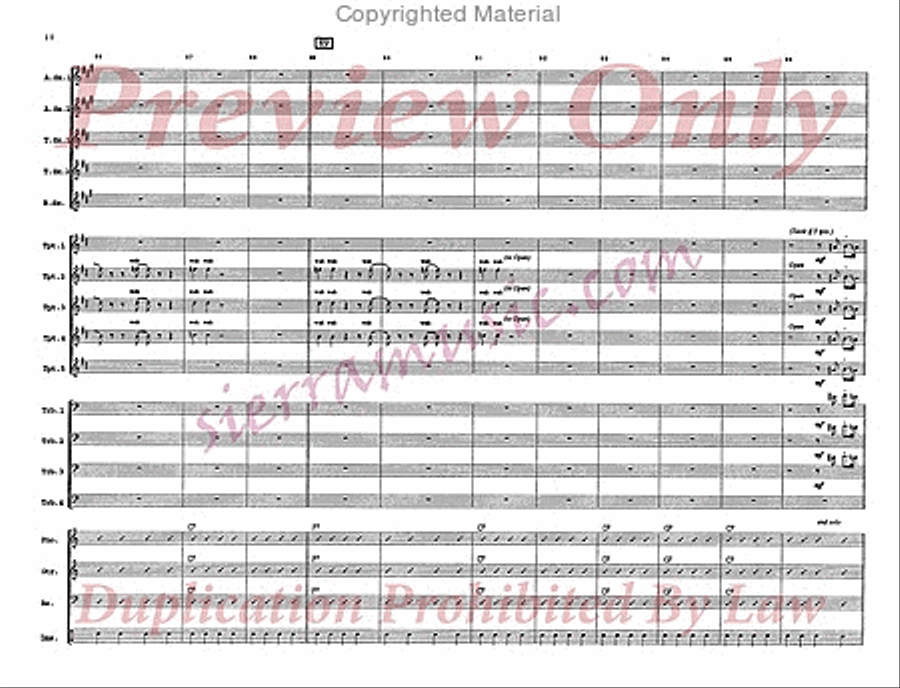 Tree Frog Big Band scores gallery preview page 11