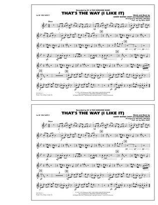 Book cover for That's the Way (I Like It) - 1st Bb Trumpet