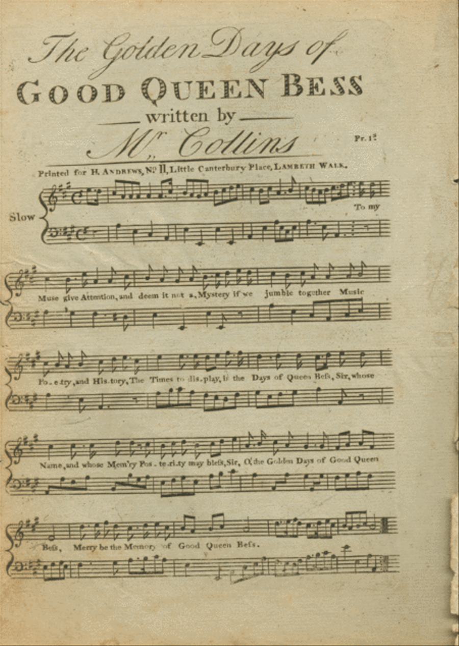 The Golden Days of Good Queen Bess Flute scores gallery preview page 1