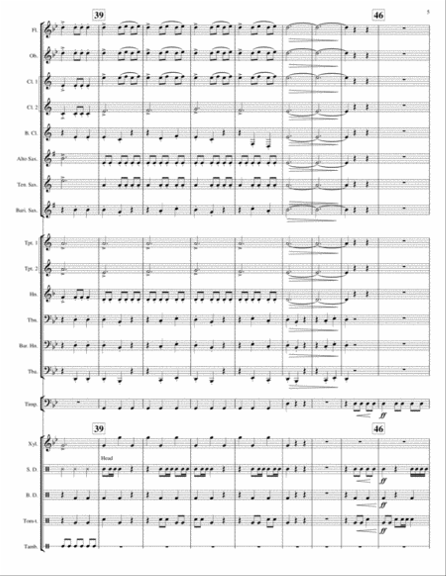 Code Red Concert Band scores gallery preview page 5