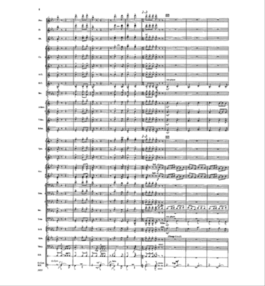 In All Its Glory Concert Band scores gallery preview page 6