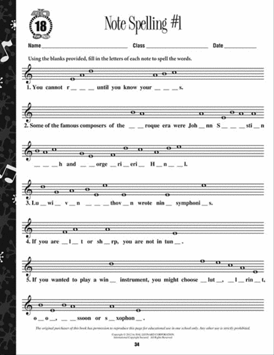 Top 40 Classical Fun Facts Choir scores gallery preview page 5