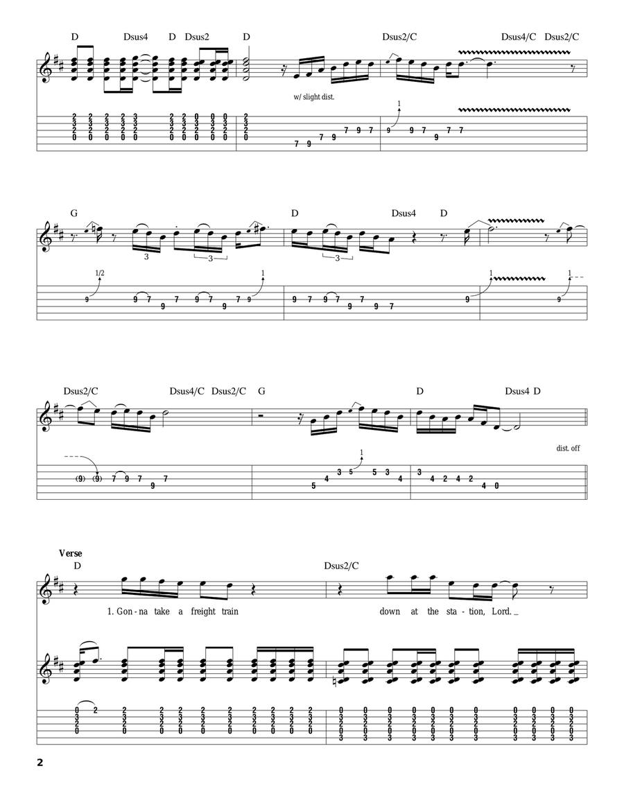 Can't You See Acoustic Guitar scores gallery preview page 2