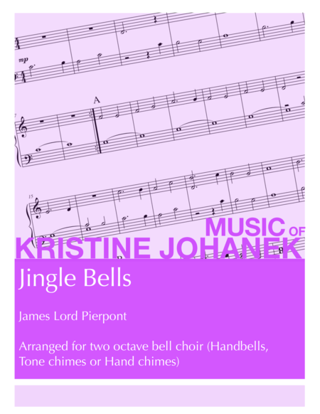 Jingle Bells (2 octave handbells, tone chimes or hand chimes) image number null