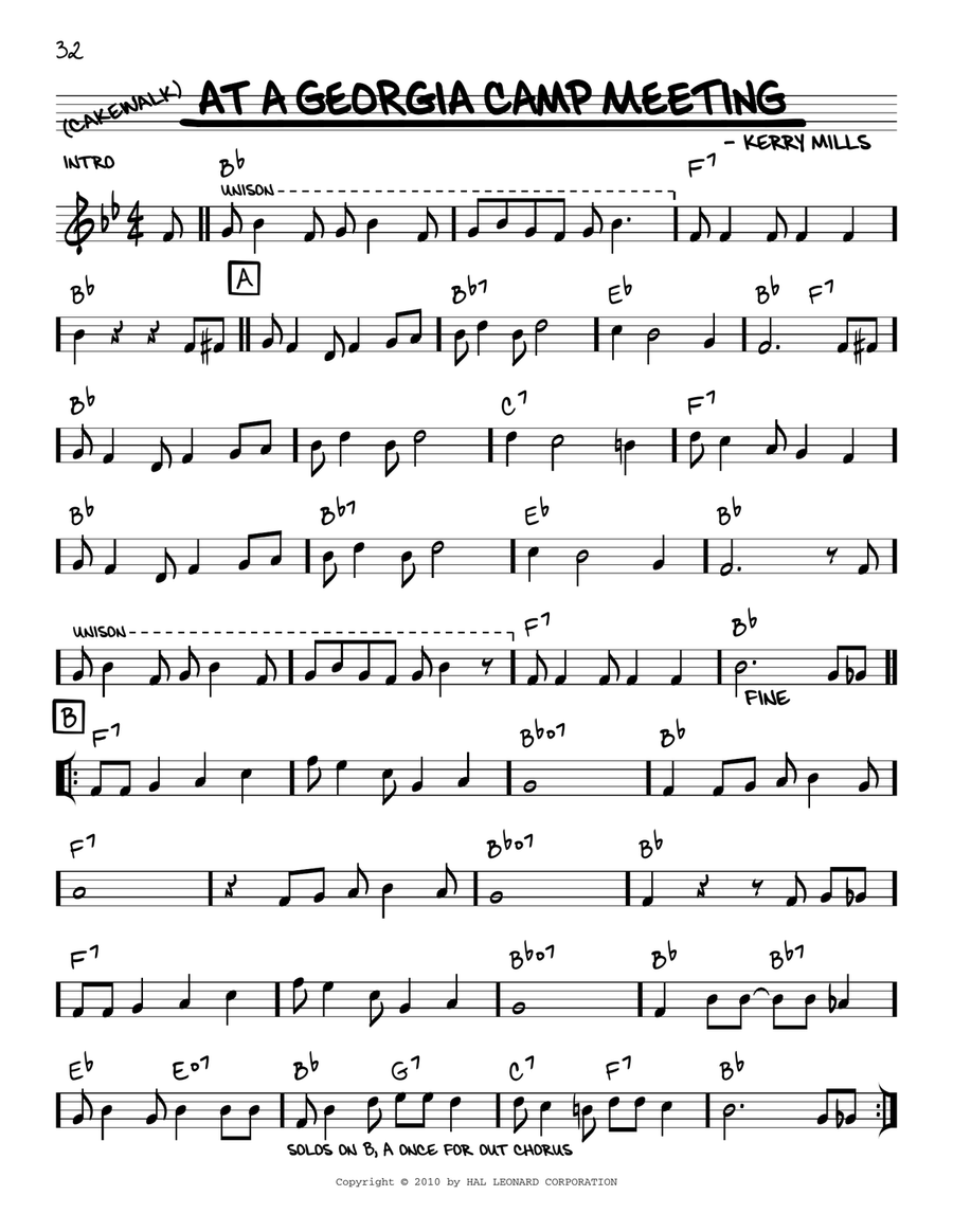 At A Georgia Camp Meeting (arr. Robert Rawlins)