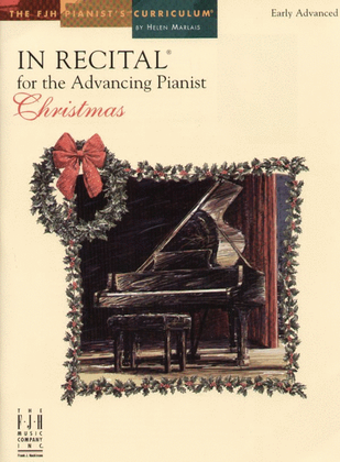 Book cover for In Recital for the Advancing Pianist, Christmas