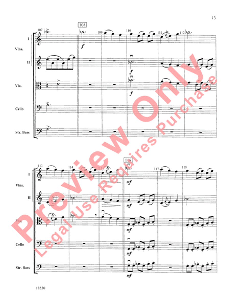 Legend String Orchestra scores gallery preview page 14