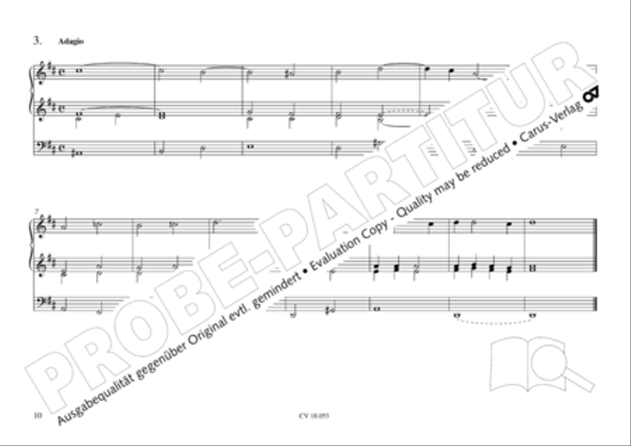 Das Husumer Orgelbuch von 1758 Organ Solo scores gallery preview page 11